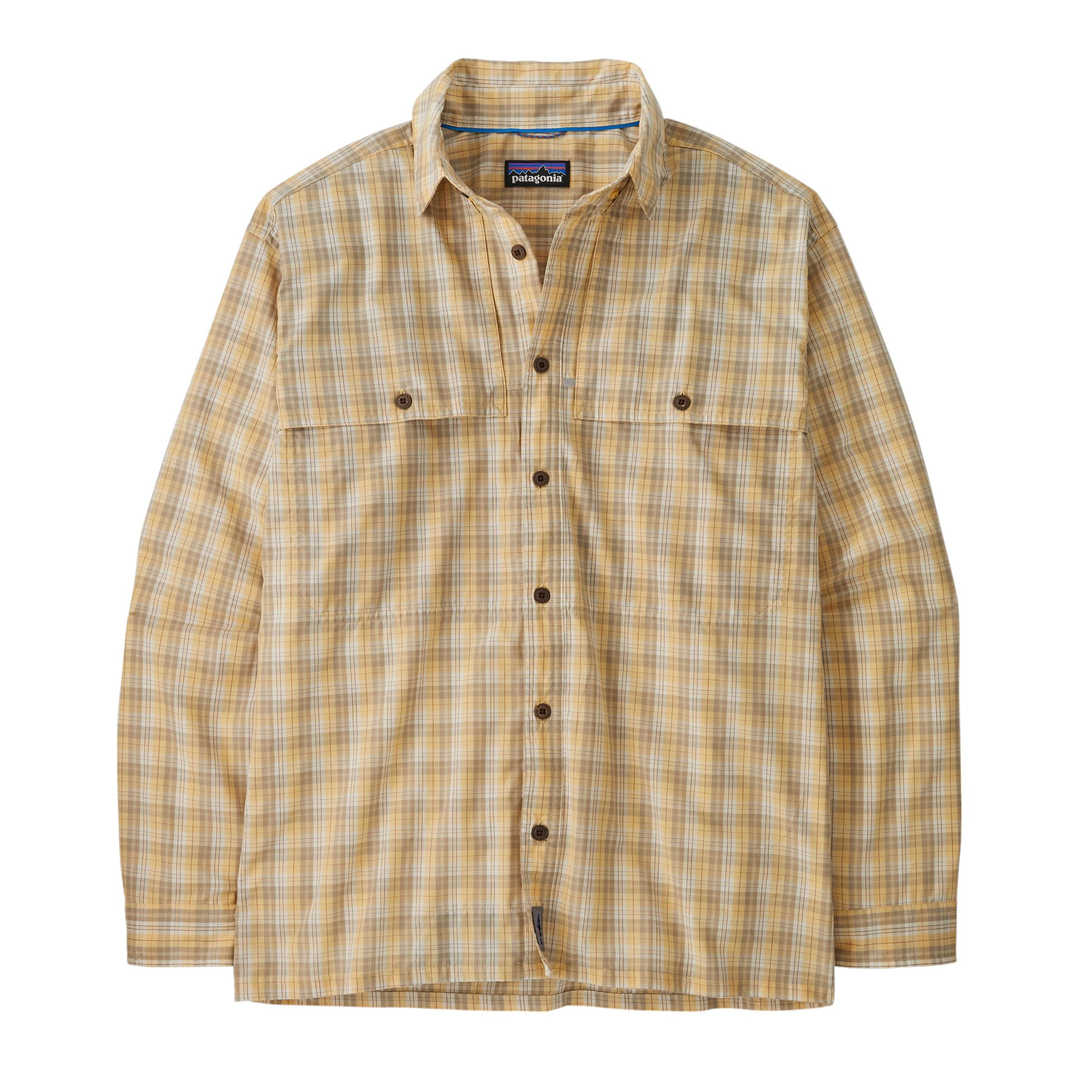 Patagonia Long-Sleeved Island Hopper Shirt - Men's Dipper / Beeswax Tan
