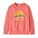 Patagonia Crew Sweatshirt - Kids' Ridge Rise Moonlight / Peak Pink