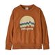 Patagonia Crew Sweatshirt - Kids' Ridge Rise Moonlight / Robin Brown