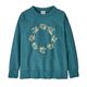 Patagonia Crew Sweatshirt - Kids' Gator Going Gone / Wetland Blue