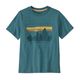 Patagonia 73 Skyline T-Shirt - Kids' Wetland Blue