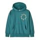 Patagonia Hoody Sweatshirt - Kids' Gator Going Gone / Wetland Blue