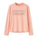 Patagonia Long-Sleeved Capilene Silkweight T-Shirt - Kids' P-6 Outline / Sunlit Pink