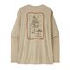 Patagonia Capilene Cool Daily Graphic Long Sleeve T-Shirt - Women's Clean Climb Roots / Pumice X-Dye