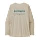 Patagonia Long-Sleeved Capilene Cool Daily Graphic Shirt - Women's Water People Banner / Pumice X-Dye