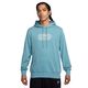 Nike French terry Pull-Over Hoodie - Men's Denim Turquoise / Denim Turquoise / Photon Dust