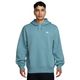 Nike Club Pullover Fleece Hoodie - Men's  Denim Turquoise / Denim Turquoise / White