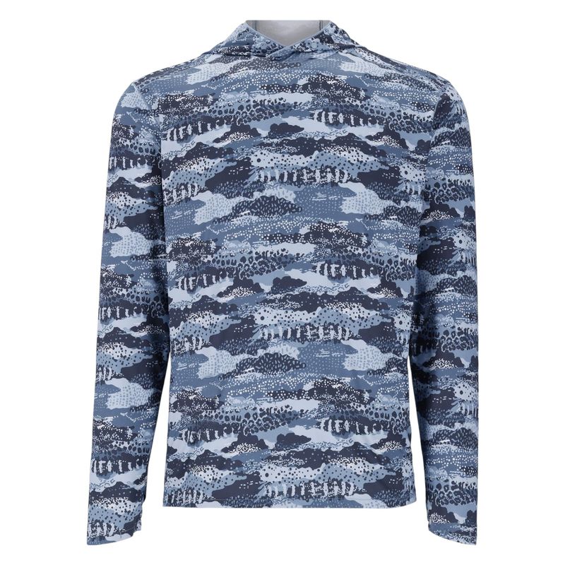 Simms BugStopper Solarflex Hoodie - Men's Shroud Selvedge