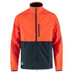 FJALLR-M-HC-HYBRID-WIND-JACKET-Dark-Navy---Flame-Orange
