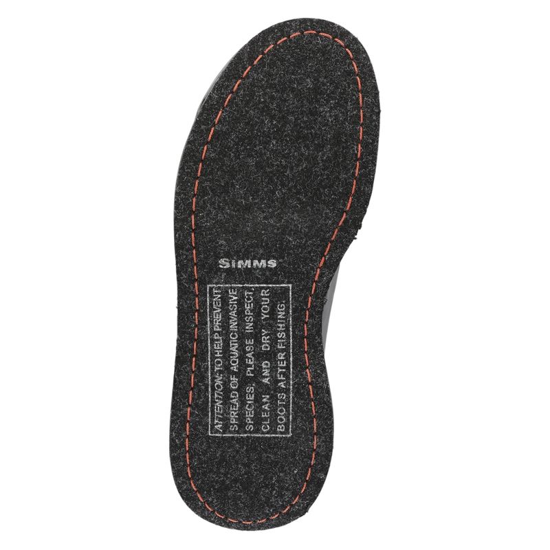 Simms Flyweight Felt Boot - Men's Steel Grey