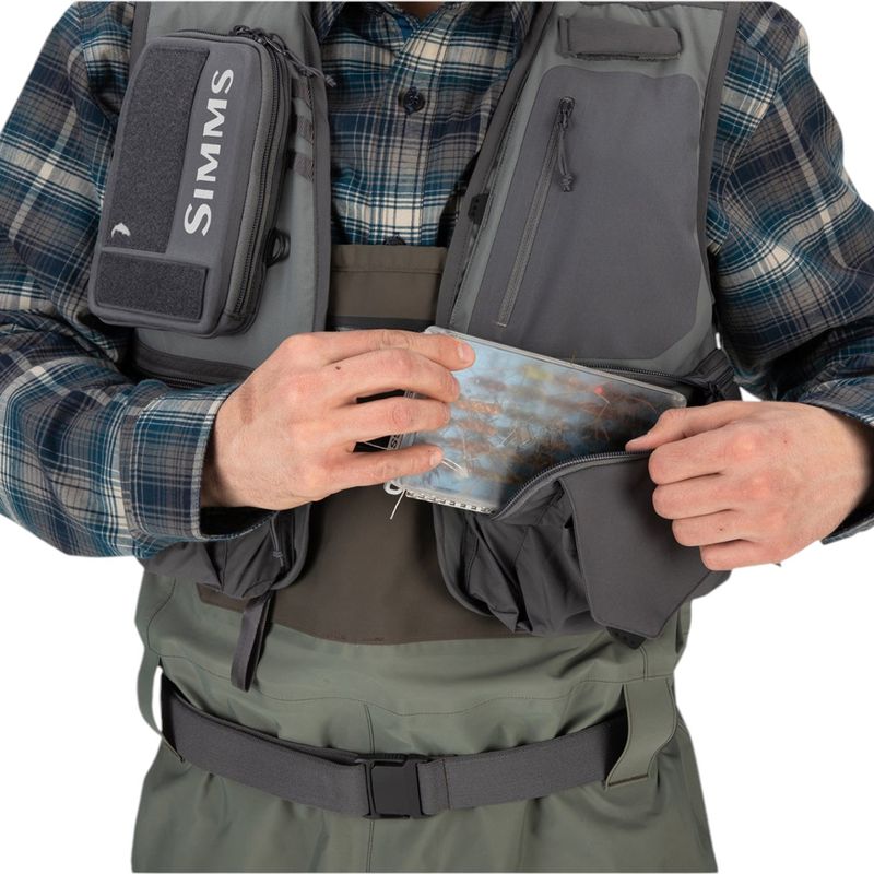 Simms Freestone Vest Pewter