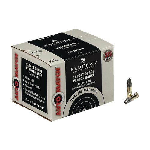 Federal Champion Training 22 Long Rifle 40 Grain LRN Ammunition 325 Rounds