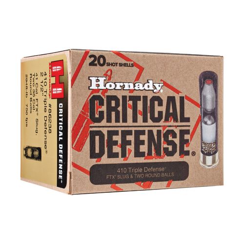 Hornady Critical Defense 410 Gauge Slug Ammunition 20 Rounds