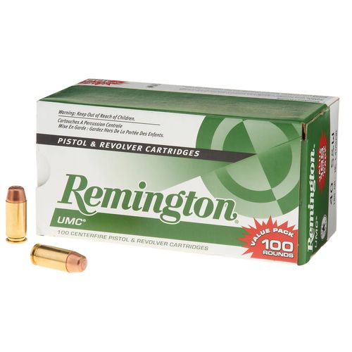 Remington UMC 40 S&W 180 Grain FMJ Ammunition 100 Rounds