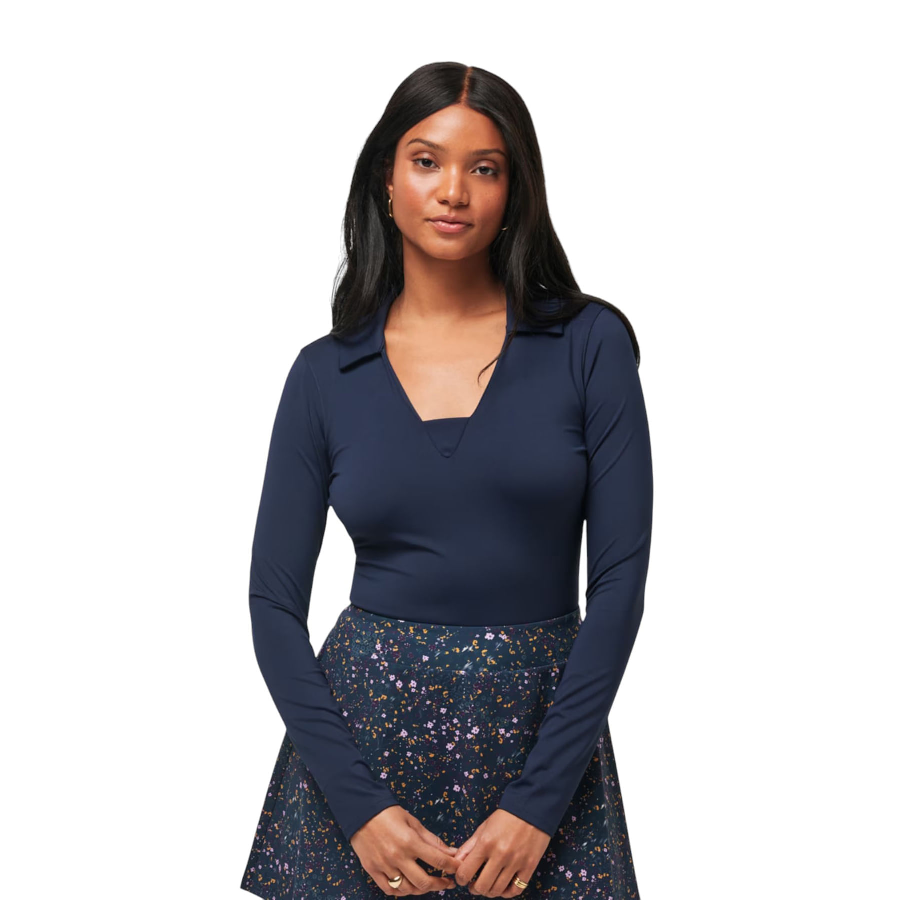 TravisMathew Where It Counts Long Sleeve - Women's Navy Blazer