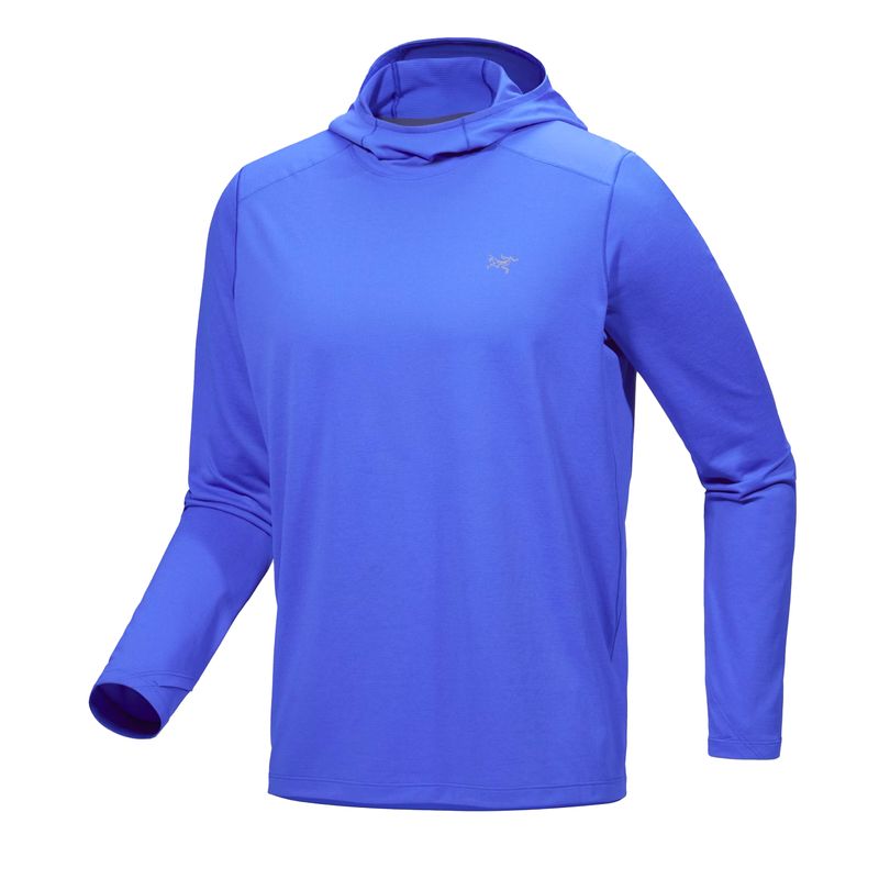 Arc-teryx-Cormac-Hooded-Long-Sleeve-Shirt---Men-s-Electra-Heather