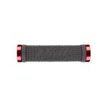 Lizard-Skins-Lock-On-Peaty-Grip-Graphite---Red