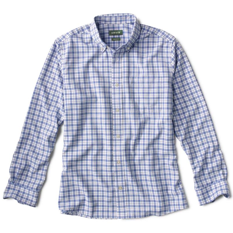Orvis Ultralight Comfort Stretch Long-Sleeved Shirt - Men's True Blue