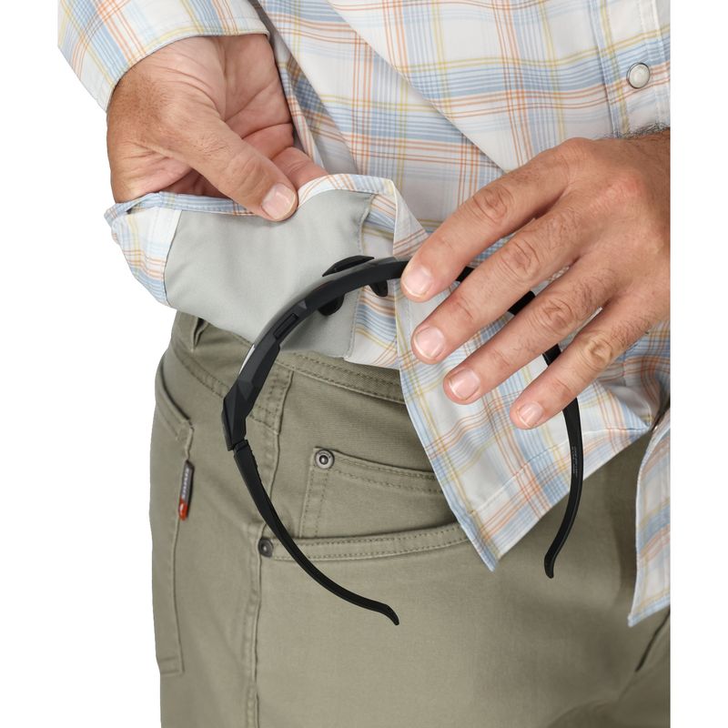 Simms Brackett Long-Sleeve Shirt - Men's White Brackett