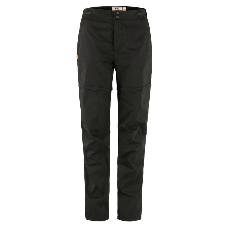 Fjallraven-Abisko-Hike-Zip-Off-Trousers---Women-s-Black