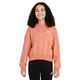 Nike Sportswear Club Fleece Boxy Crew-Neck Sweatshirt - Girls' Apricot Agate / White