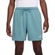 Nike French Terry Flow Shorts - Men's  Denim Turquoise / Denim Turquoise / White