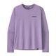 Patagonia Long Sleeve Capilene Cool Daily Graphic Shirt - Waters - Men's Boardshort Logo Tones / Concrete Purple X-Dye
