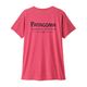 Patagonia Capilene Cool Daily Graphic T-Shirt - Women's Water People Banner / Luminous Pink X-Dye