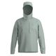 ARC TE M GAMMA LIGHTWEIGHT HOODED JACKET Stone Green