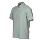Arc-teryx-Skyline-Melange-Short-Sleeve-Shirt---Men-s-Stone-Green