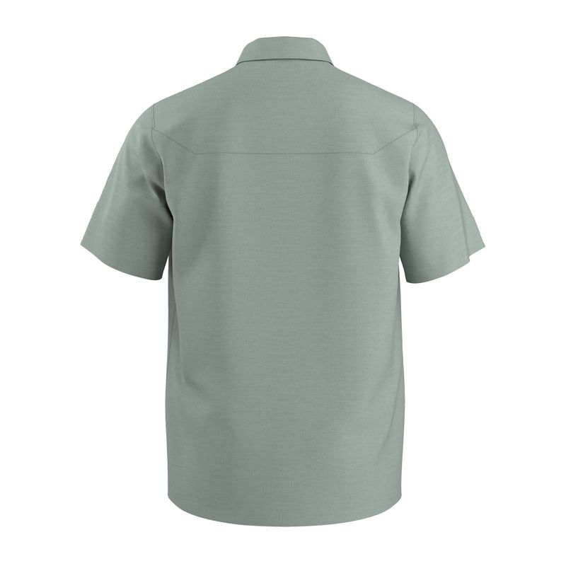 Arc-teryx-Skyline-Melange-Short-Sleeve-Shirt---Men-s-Stone-Green