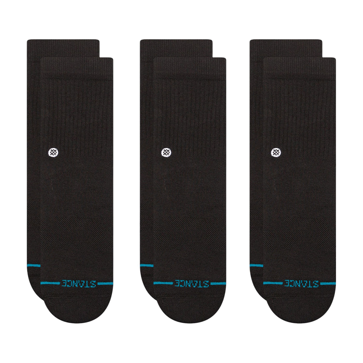Stance Icon St - Kids' (3 Pack) Black
