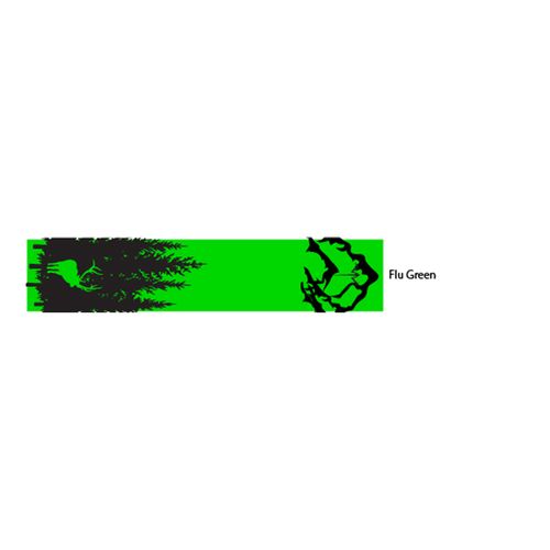 White Water Archery Fluorescent Elk Pine Trees And Mountains Arrow Wrap
