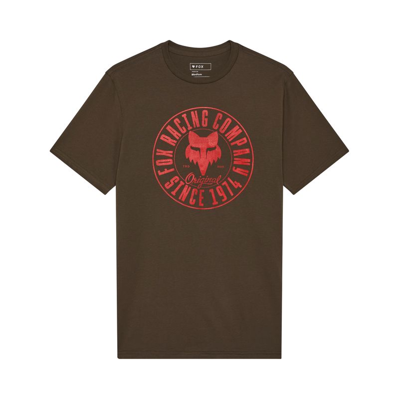 Fox-Racing-Emblem-Premium-Tee-Shirt-Military-Green