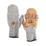 Fish Monkey Wooly Mitten - Men's Grey