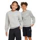 Nike Sportswear Club Fleece Sweatshirt - Youth Dark Grey Heather / White