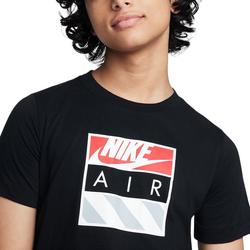 Nike-Air-Big-Kids--T-Shirt-Black