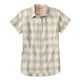 Orvis Tech Chambray Short-Sleeve Work Shirt - Women's Olivine Plaid