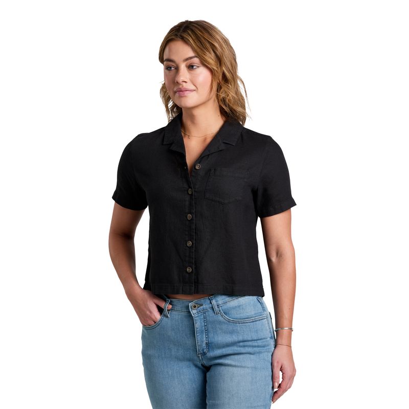 KUHL-Luisa-Short-Sleeve-Shirt-Black