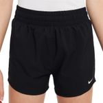 Nike-One-Dri-FIT-High-Waisted-Woven-Training-Shorts---Girls--Black---White