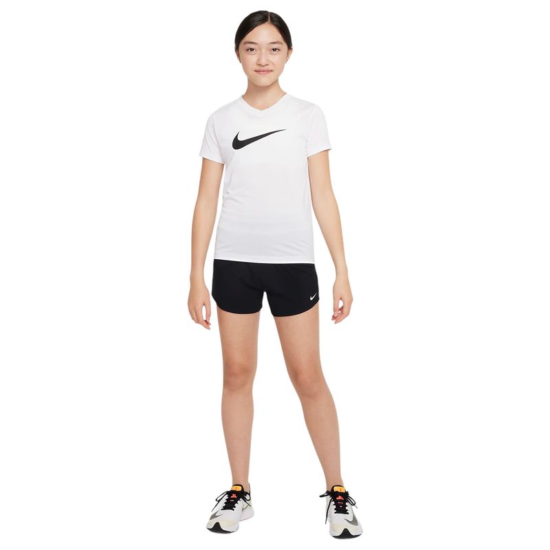 Nike-One-Dri-FIT-High-Waisted-Woven-Training-Shorts---Girls--Black---White