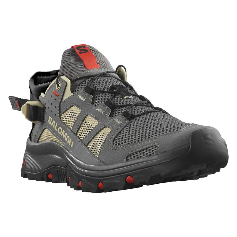 Salomon-Techamphibian-5-Shoe---Men-s-Pewter---Moth---Fiery-Red