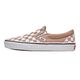 Vans Checkerboard Classic Slip-On Shoe - Women's Color Theory Checkerboard Warm Taupe