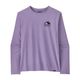 Patagonia Capilene Cool Daily Graphic Long Sleeve Shirt - Men's Applied Imagination / Concrete Purple X-Dye