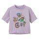 Patagonia Capilene Silkweight T-Shirt - Toddler Coral Community / Foxglove Purple