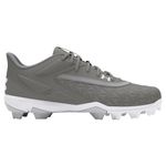 Under Armour UA Leadoff Low RM 3.0 Baseball Cleats - Men's Baseball Gray / Baseball Gray / White