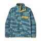 Patagonia Lightweight Synchilla Snap-T Fleece Pullover - Men's Quilty Fitz / Wetland Blue