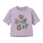 Patagonia-Capilene-Silkweight-T-Shirt---Infant-Coral-Community---Foxglove-Purple