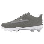 Under Armour UA Leadoff Low RM 3.0 Baseball Cleats - Men's Baseball Gray / Baseball Gray / White