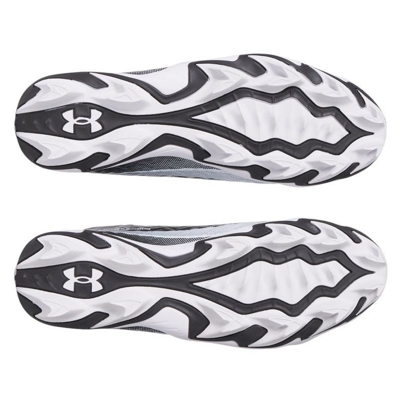 Under Armour UA Spotlight Hammer Football Cleats - Men's Black / White / White